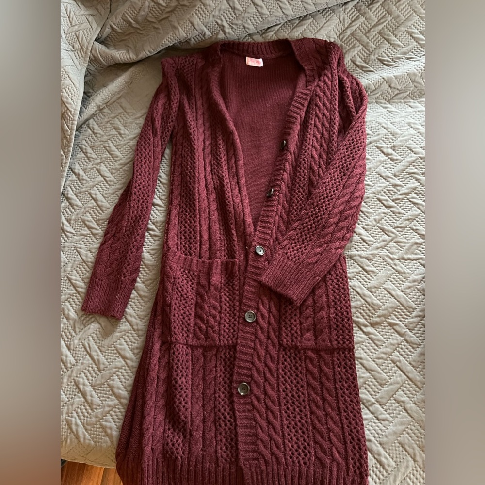 Pink Lily Cardigan